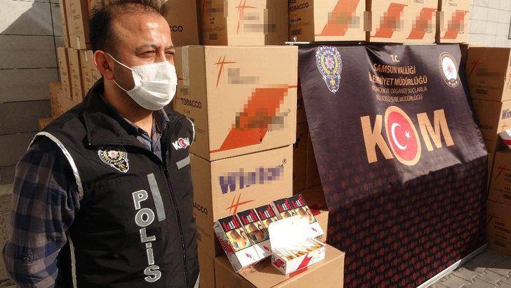 Samsun’da 6 milyon 940 bin adet kaçak makaron ele geçti G2