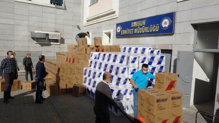 Samsun’da 6 milyon 940 bin adet kaçak makaron ele geçti G4