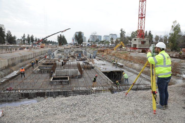 3. Etap Raylı Sistemde Varsak-Müze arası raylarla bağlandı G2