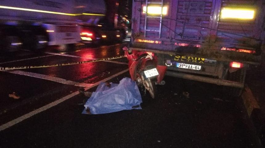 Manisa&rsquo;da motosiklet kazası: 1 &ouml;l&uuml;