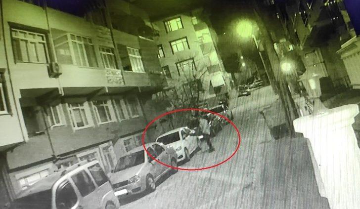 Park halindeki araçlara tekme ile zarar veren saldırgan yakalandı G3