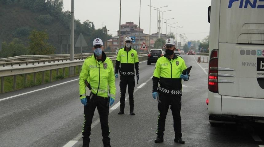 Ordu&rsquo;da bir haftada bin 440 araca trafik cezası