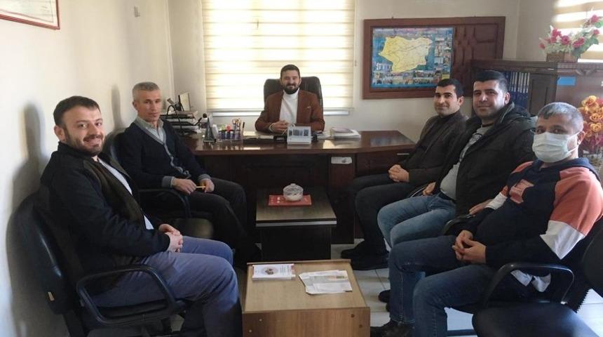 Sağlık Sen Şırnak Şube Başkan Yardımcısı Yal&ccedil;ın, İdil Diyanet-Sen temsilcisi ile g&ouml;r&uuml;şt&uuml;