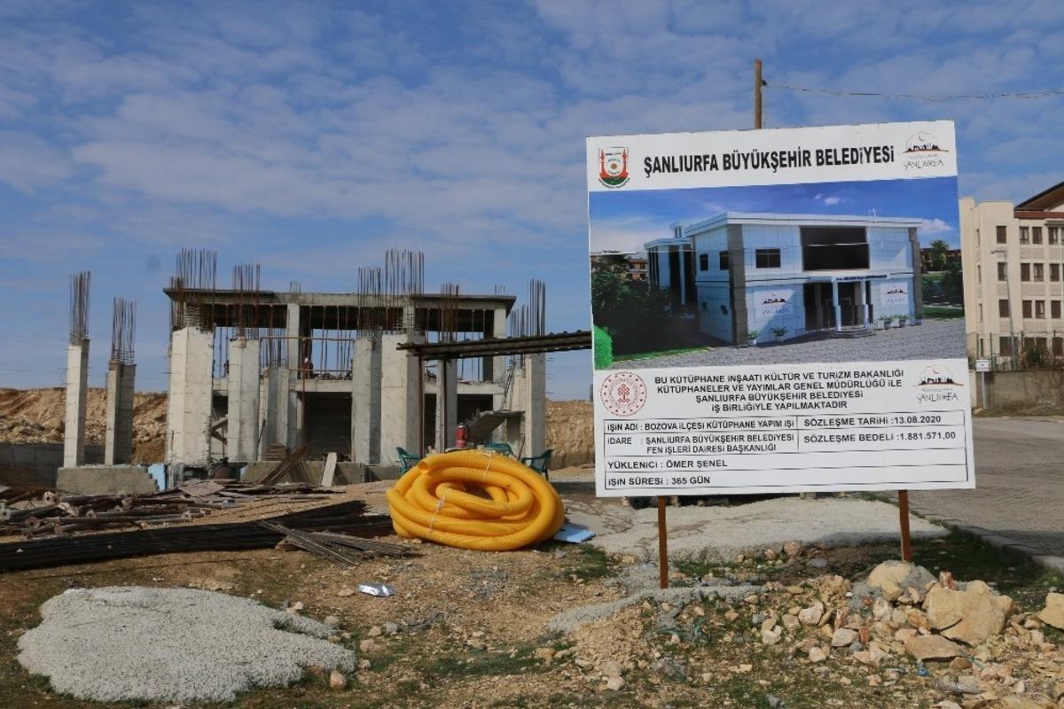 Bozova&rsquo;da k&uuml;t&uuml;phane &ccedil;alışması