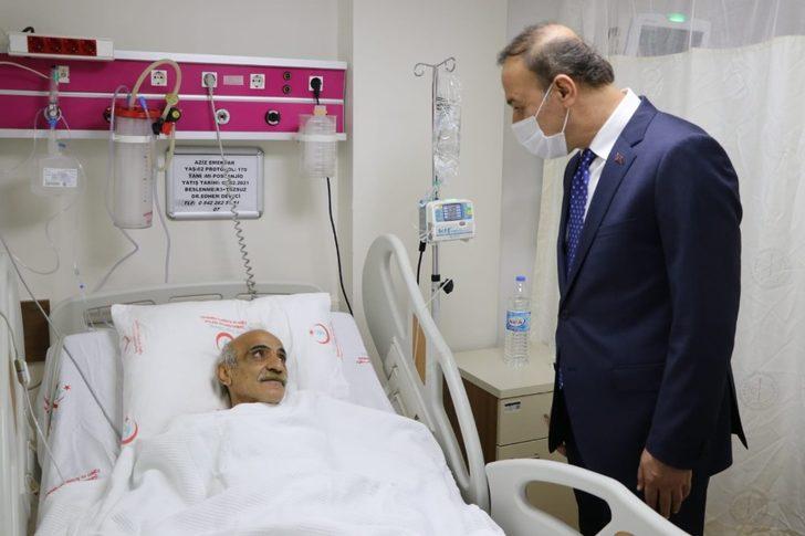 Vali Erin yaralı polisleri ziyaret etti G2