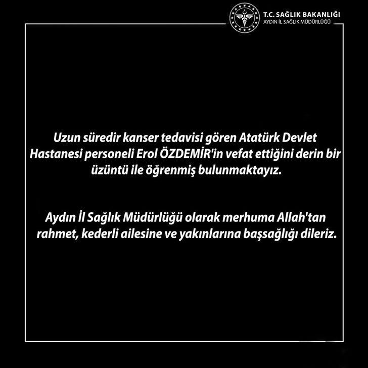 Aydın Atatürk Devlet Hastanesi’nin acı günü G3