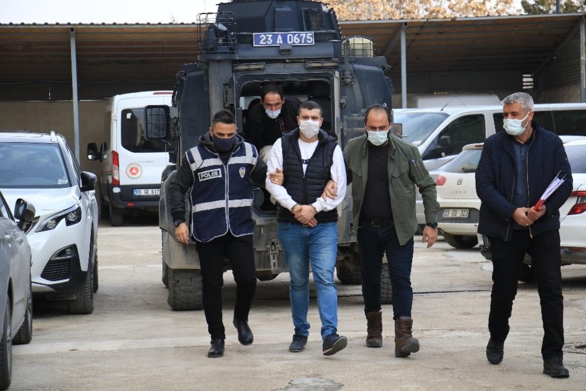 Elazığ&rsquo;da cinayet zanlısı adliyeye sevk edildi