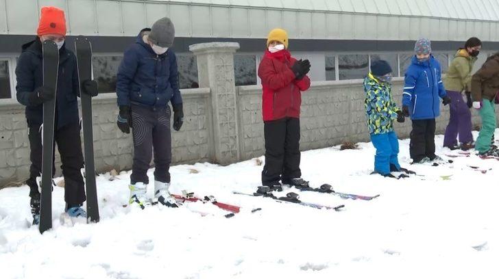 Isparta’da 350 öğrenci ücretsiz kayak öğreniyor G3
