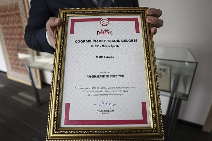 TÜRKPATENT, "Afyon lokumu" için Afyonkarahisar Belediyesine coğrafi işaret tescil belgesi verdi G2