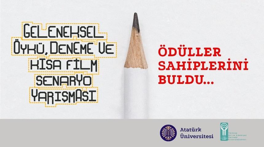 Geleneksel öykü, deneme ve kısa film senaryo yarışmasında ödüller sahiplerini buldu