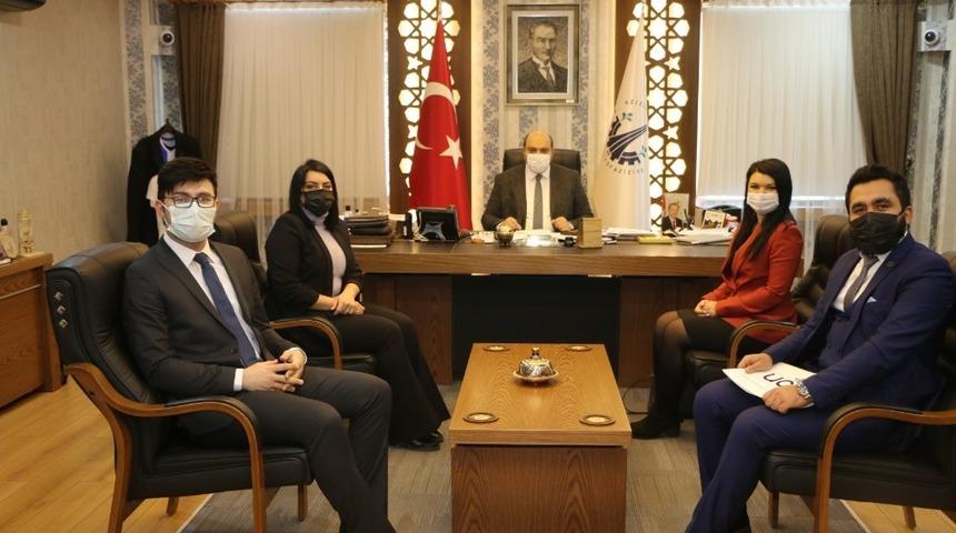 UCİM&rsquo;den Aziziye Belediye Başkanı&rsquo;na  ziyaret