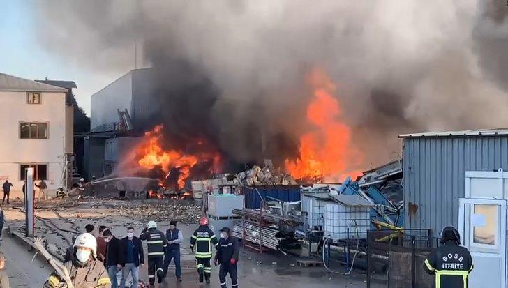 Kocaeli’de geri dönüşüm fabrikasında yangın G1