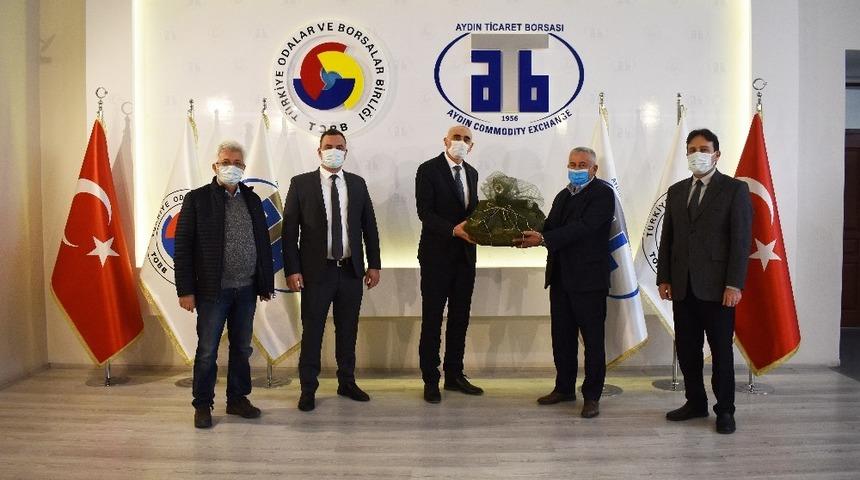 Sanayi ve Teknoloji İl M&uuml;d&uuml;r&uuml; Bayramer, Aydın Ticaret Borsası&rsquo;nı ziyaret etti