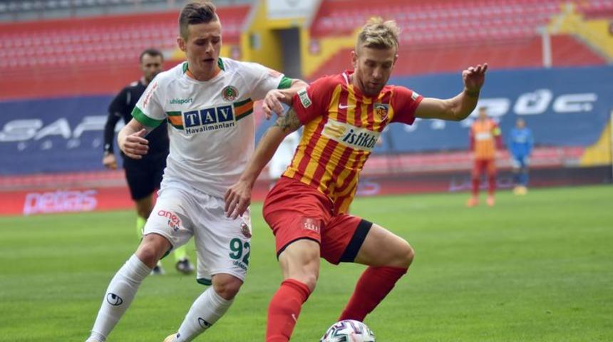ÖZET | Kayserispor - Alanyaspor maç sonucu: 1-1