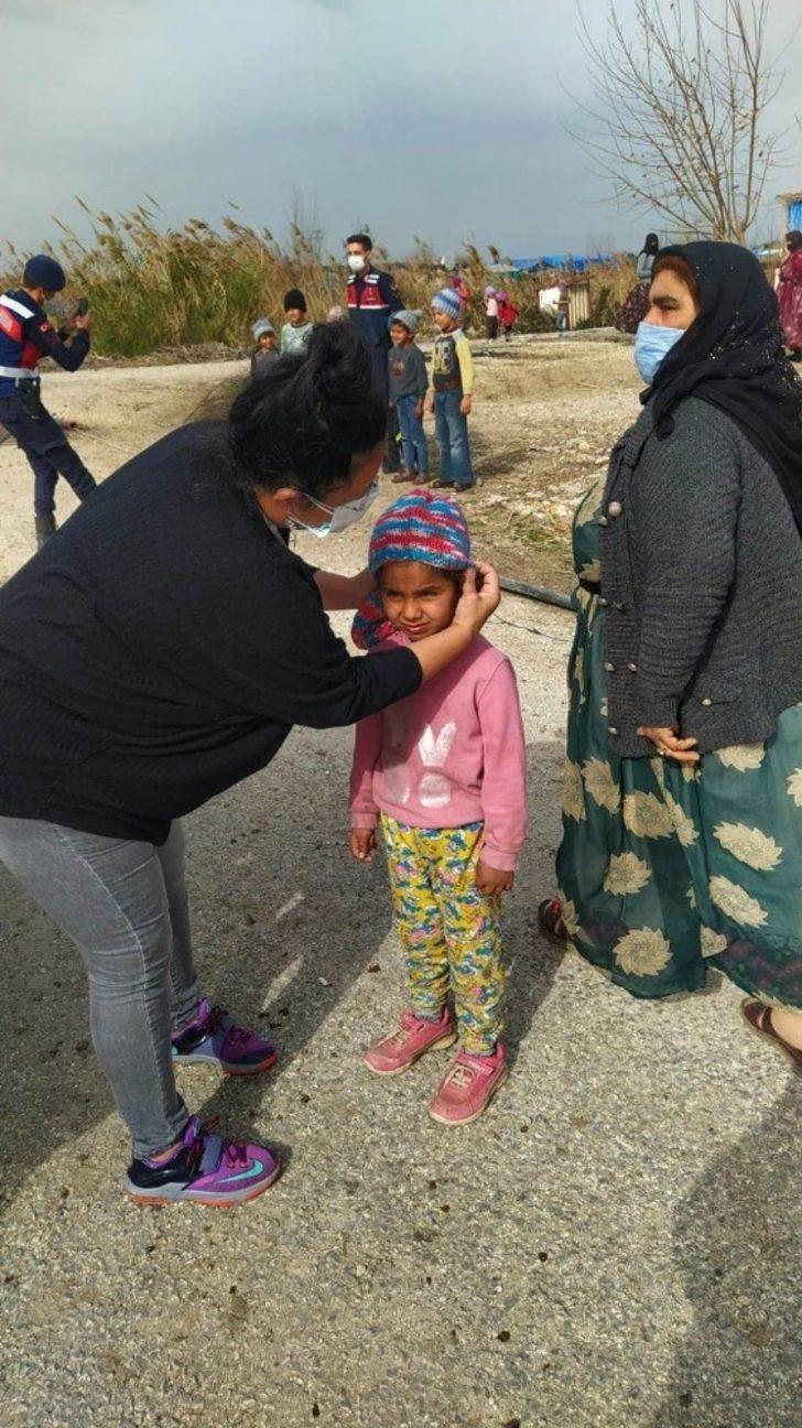 Çadırda yaşayan çocuklar üşümeyecek G2