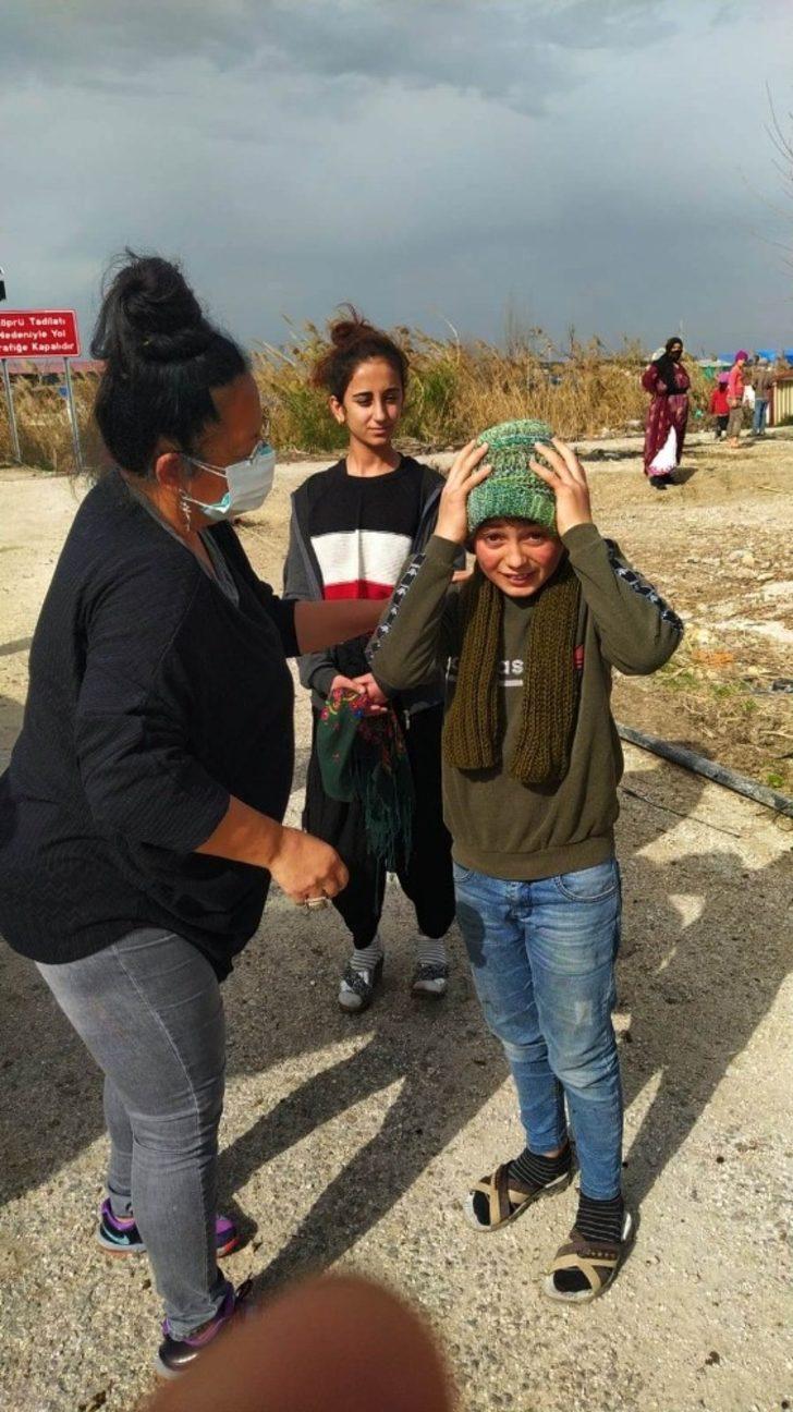 Çadırda yaşayan çocuklar üşümeyecek G3
