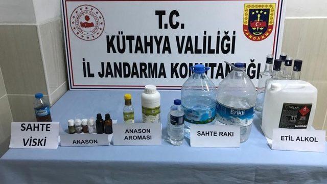 Simav’da sahte içki operasyonu