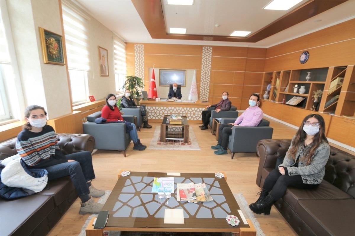 K&uuml;tahya İl Milli Eğitim M&uuml;d&uuml;rl&uuml;ğ&uuml;ne proje tanıtım ziyareti