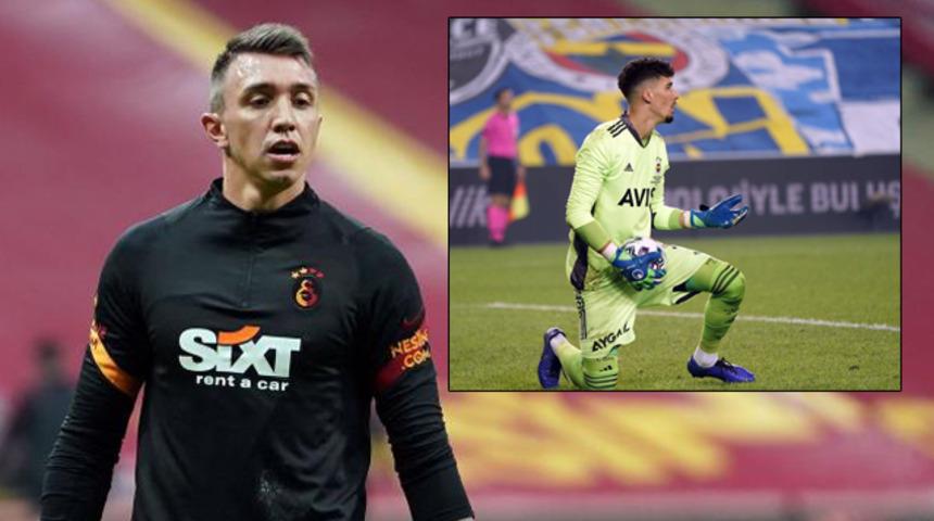 Derbide g&ouml;zler kalecilerde