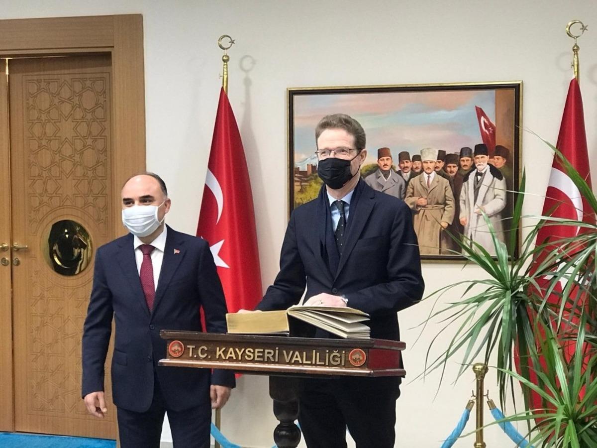 AB T&uuml;rkiye Delegasyonu Başkanı B&uuml;y&uuml;kel&ccedil;i Landrut Kayseri&rsquo;de