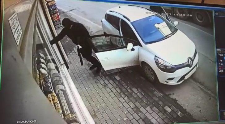 Bursa’da pompalı tüfekle soygun güvenlik kamerasında G2