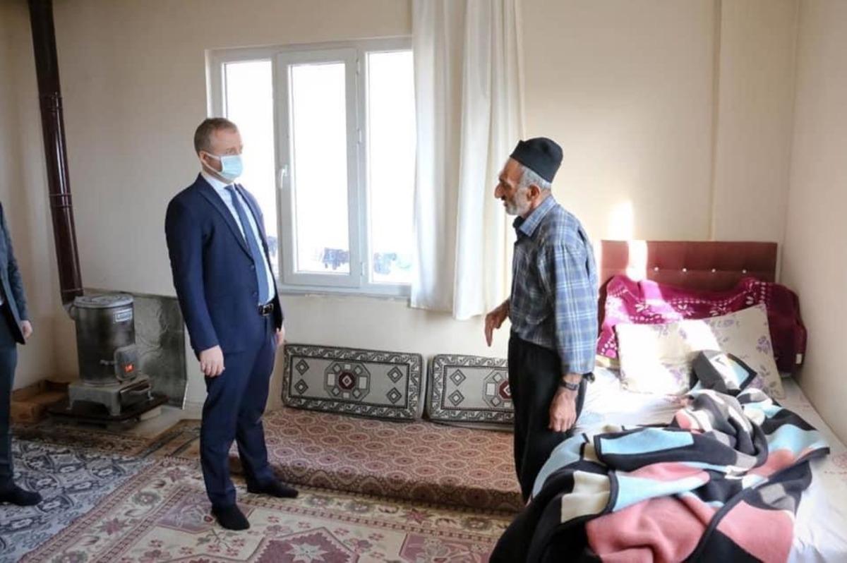 Kaymakam Yelek&rsquo;ten ev ziyareti