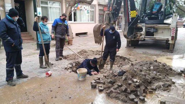 BASKİ ekipleri arızalara hemen müdahale ediyor