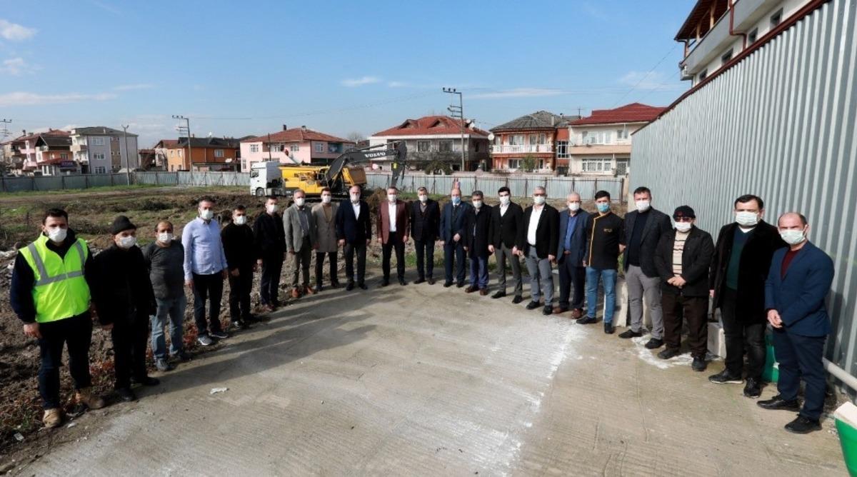 Başkan Işıksu, ADA PAZAR G&uuml;neşler Yerleşkesi projesini yerinde inceledi