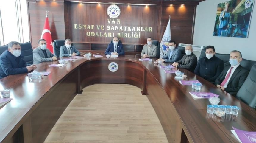 Başkan Şahin&rsquo;den Başkan Berge&rsquo;ye ziyaret