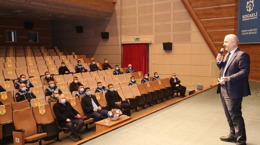 Başkan B&uuml;y&uuml;kg&ouml;z, zabıtalarla bir araya geldi