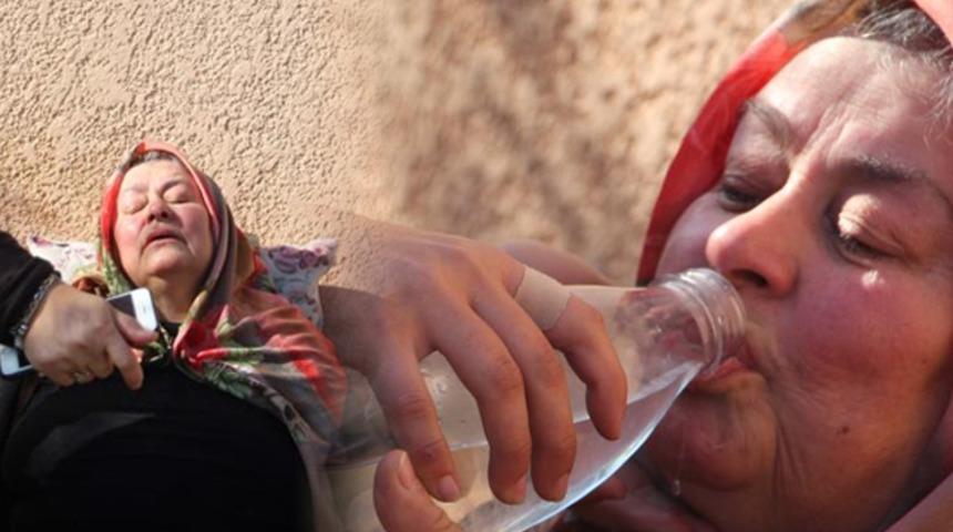 Evi yanan yaşlı kadın fenalık geçirip gözyaşlarına boğuldu