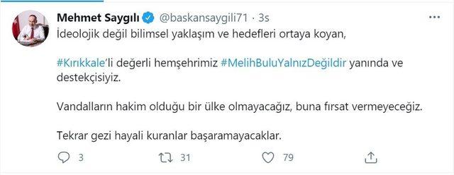 AK Partili Başkan’dan Rektör Bulu’ya destek: 