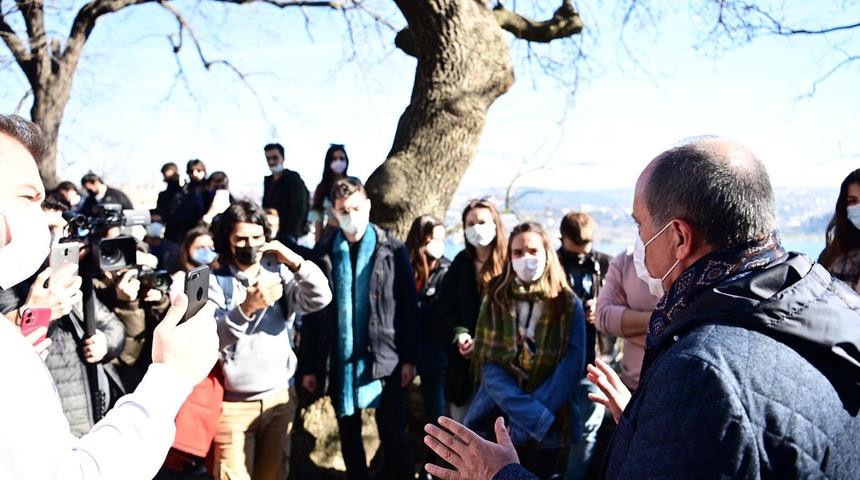 Muharrem İnce Boğaziçi Üniversitesi öğrencileri ziyaret etti