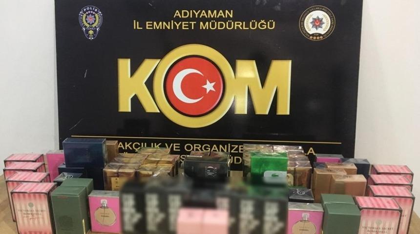Adıyaman&rsquo;da sahte parf&uuml;m ele ge&ccedil;irildi