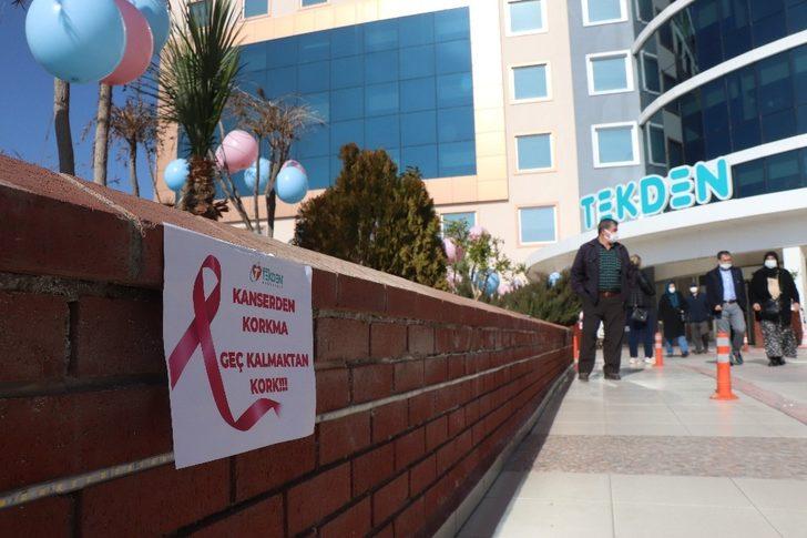 Onkoloji hastalarına moral olsun diye hastane balonlarla süslendi G2