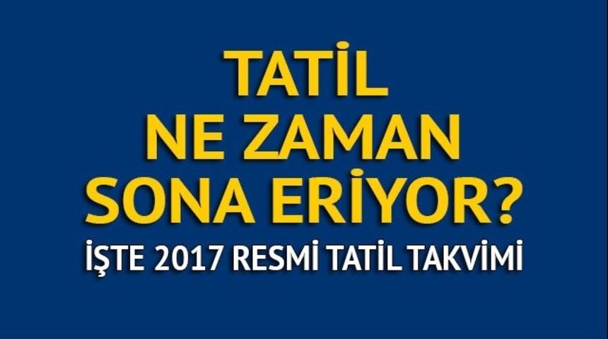 Bayram tatili ne zaman bitiyor? Resmi tatilin son g&uuml;n&uuml; Pazartesi mi Salı mı?