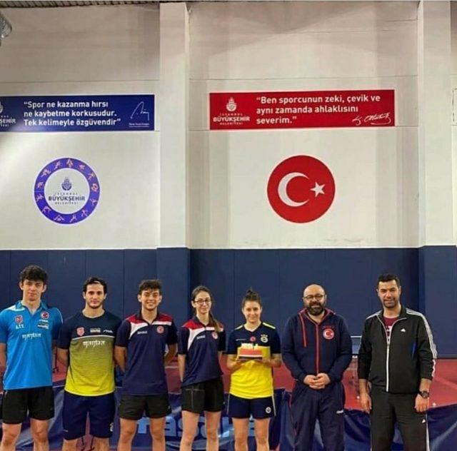 Masa Tenisi Millî Takımı olimpiyat kampında