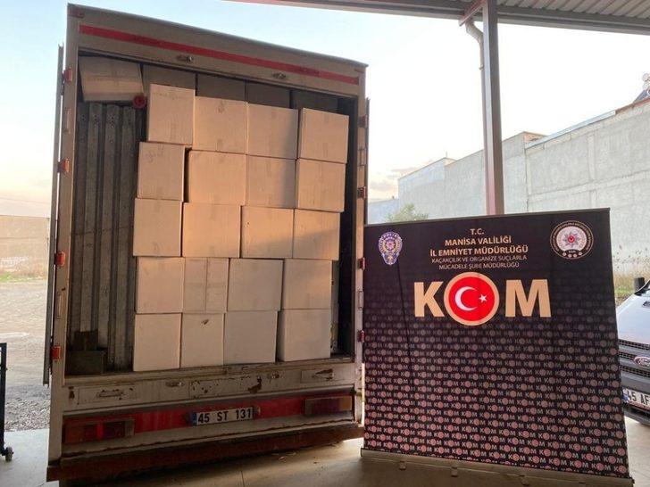 Manisa’da 6 milyon paket kaçak makaron ele geçirildi G2
