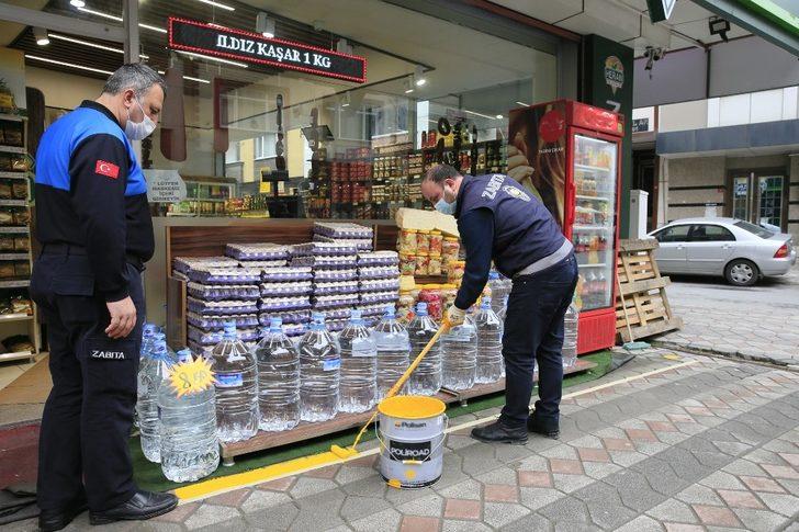 Kaldırım İşgaline ‘Çizgi’ önlemi G3