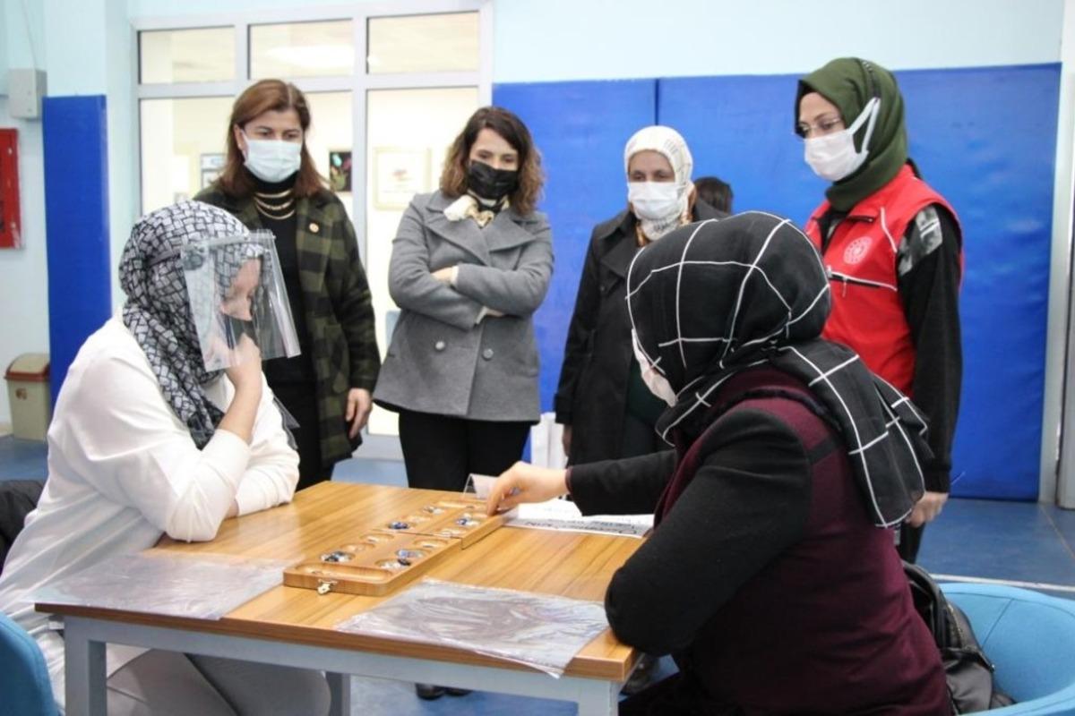 Anneler mangala turnuvasında ter d&ouml;kt&uuml;