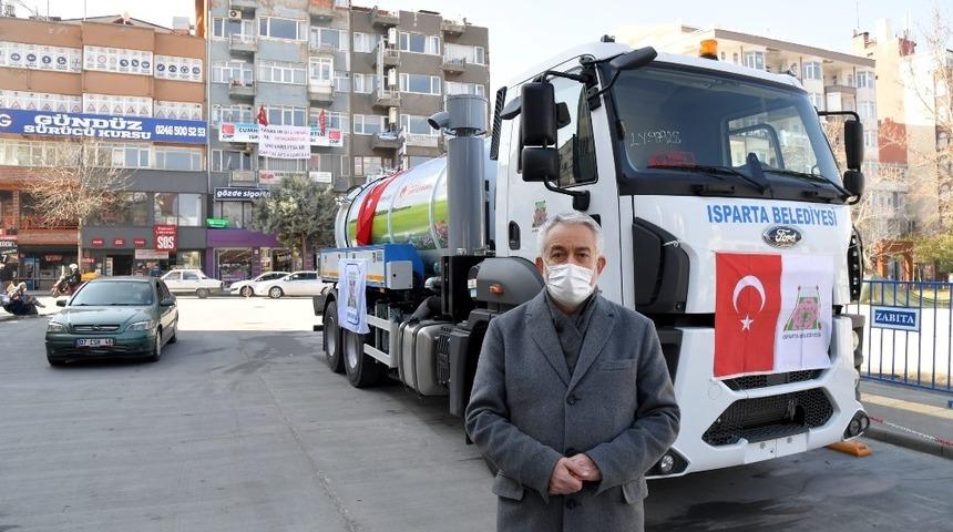 Isparta Belediyesi&rsquo;ne yeni  vidanj&ouml;r aracı
