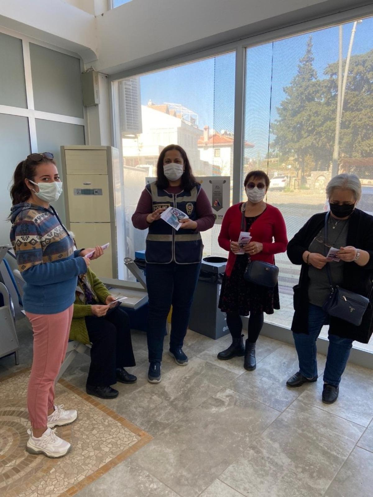 Dat&ccedil;a&rsquo;da, kadınlara KADES uygulaması tanıtıldı