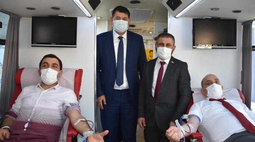 Başkan Kılı&ccedil;&rsquo;tan kan bağış kampanyasına destek