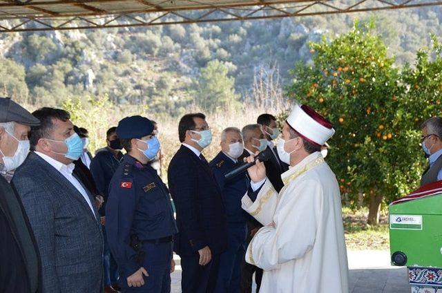 Dalaman’da Kore gazisi son yolculuğuna uğurlandı