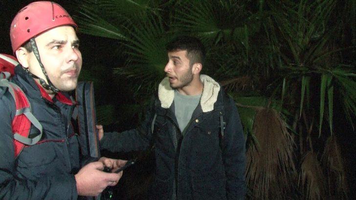 Amatör balıkçı cep telefonun şarjı bitince falezlerde mahsur kaldı G2