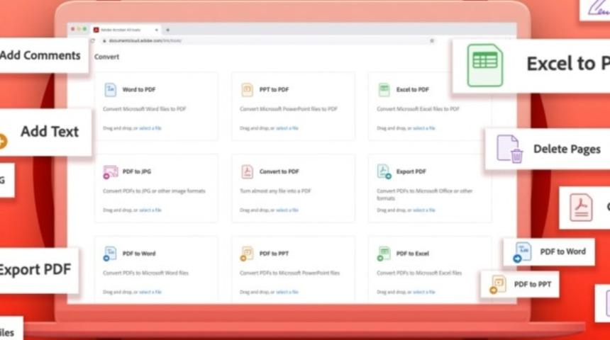 Adobe Acrobat’a birçok yeni araç eklendi