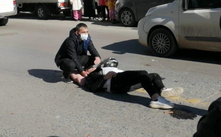 (Özel) Pendik’te iki motosiklet kafa kafaya çarpıştı: 2 yaralı G2