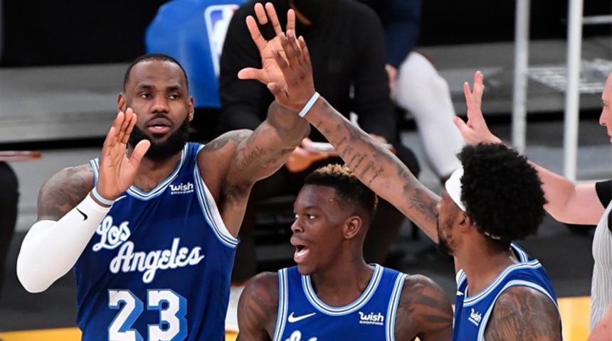 Lakers Nuggets karşısında Lebron James ile kazandı