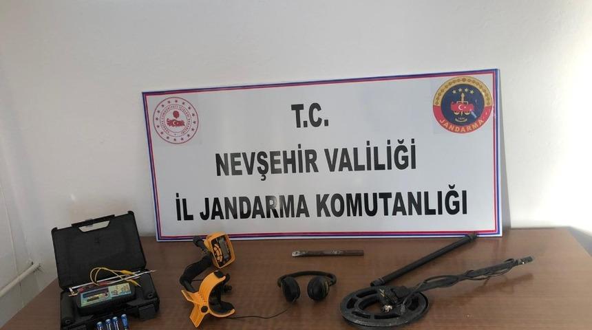 Nevşehir&rsquo;de define avcısı 3 kişi yakalandı