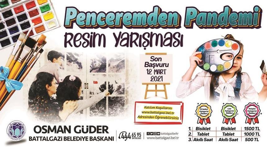 Battalgazi Belediyesi&rsquo;nden &ouml;d&uuml;ll&uuml; resim yarışması